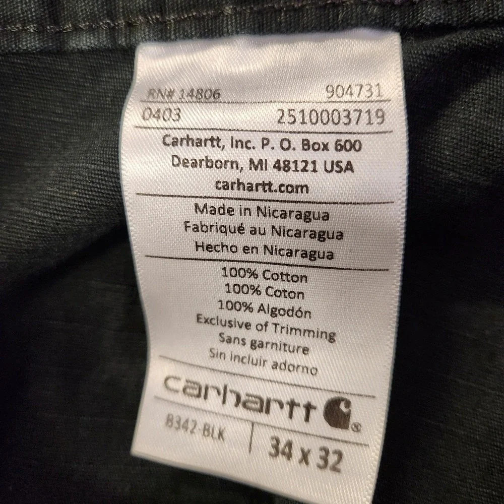 Carhartt sku aj1